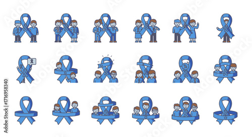 Blue Ribbon Awareness People Support Group.