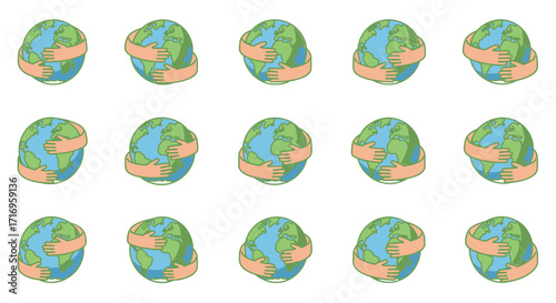 Earth Hugging Hands Environmental Care.