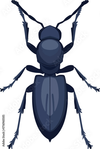 vector illustration of a bug