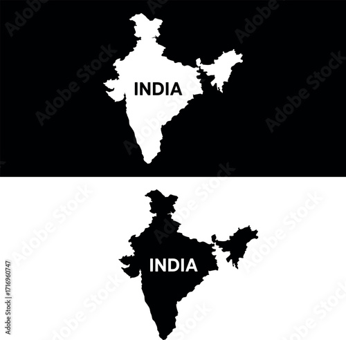 World map vector illustration with country outlines and borders