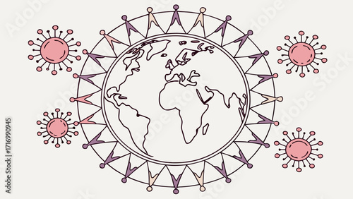 Global pandemic affecting the world.