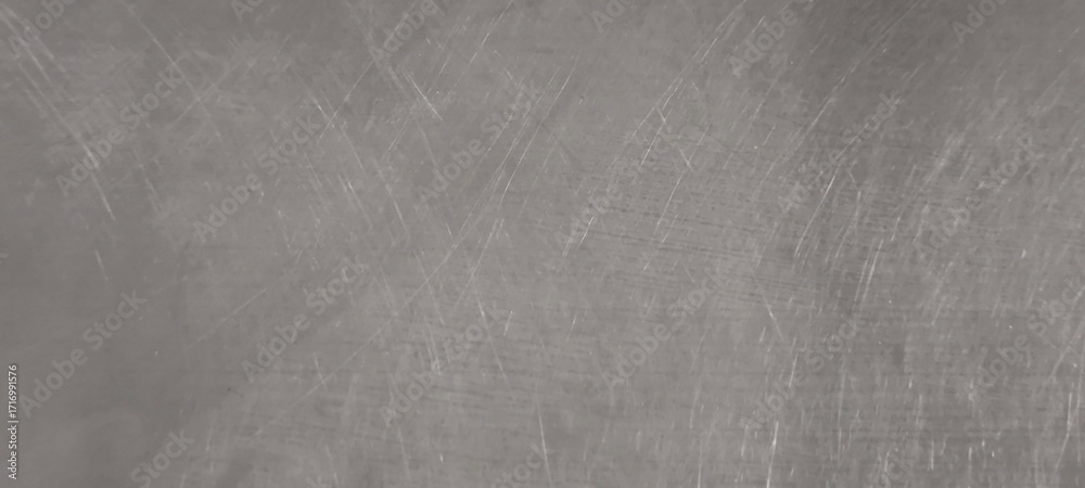 Naklejka premium Used stainless steel sheet has scratches.