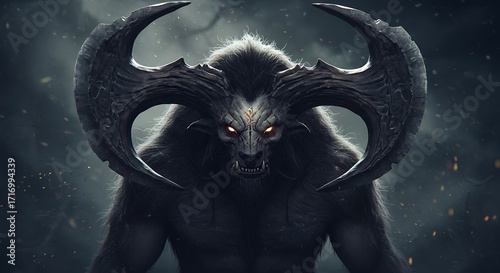 Dark creature portrait