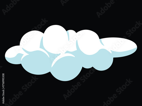 White Cloud Texture Background Illustration
