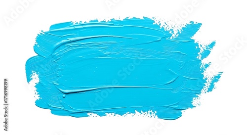 Wallpaper Mural Abstract Blue Acrylic Paint Stroke Texture Background Torontodigital.ca