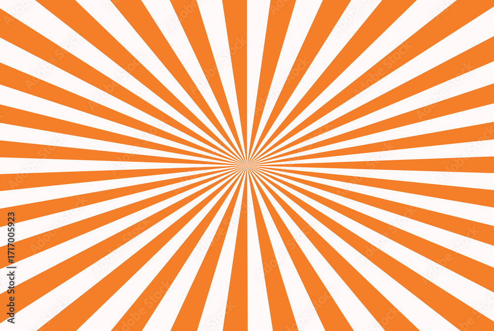 Fototapeta premium Snow color and Chocolate color Sunburst for the background. Flag of japanese.