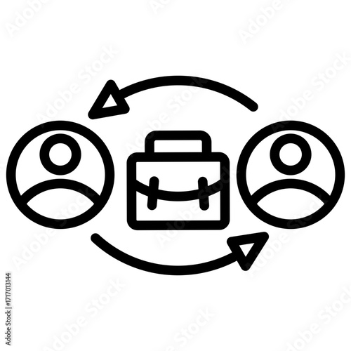 Job Rotation Icon