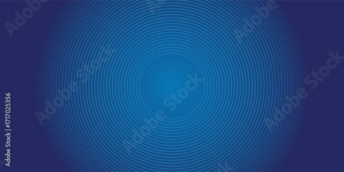 Bright blue dynamic abstract vector background with diagonal lines. 3d cover of business presentation banner for sale event night party. Fast moving soft circle wave line stripe decoration