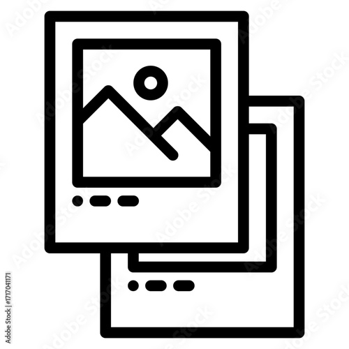 photo album stack icon