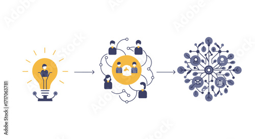 Elegant Vector for Strategic Solutions: Premium Minimalist Design for Business Growth