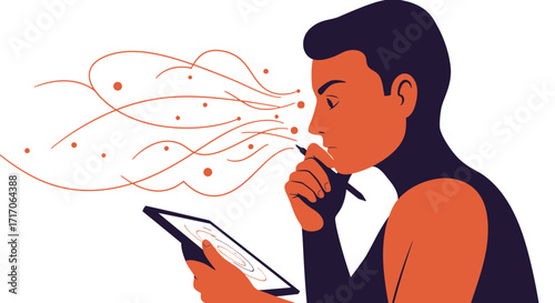 Future-Forward Corporate Strategy: Elegant Flat Design for Data-Driven Success