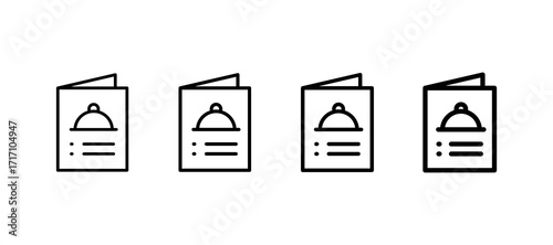 Menu Card Multiple Line Icon Element