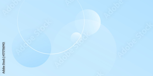 Abstract background gradient soft light blue bokeh for Graphic Business background hitech technology simple