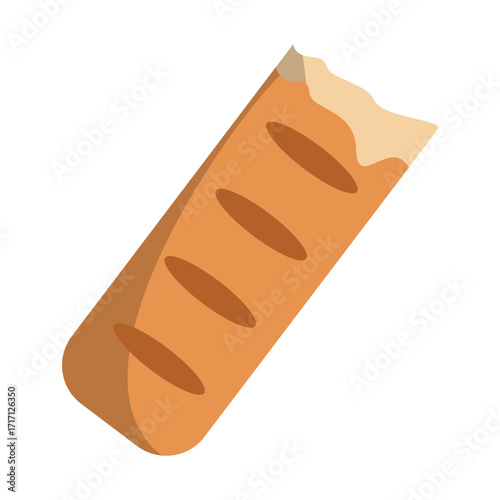 A vibrant orange carrot with green tops resting on a wooden surface, showcasing fresh produce