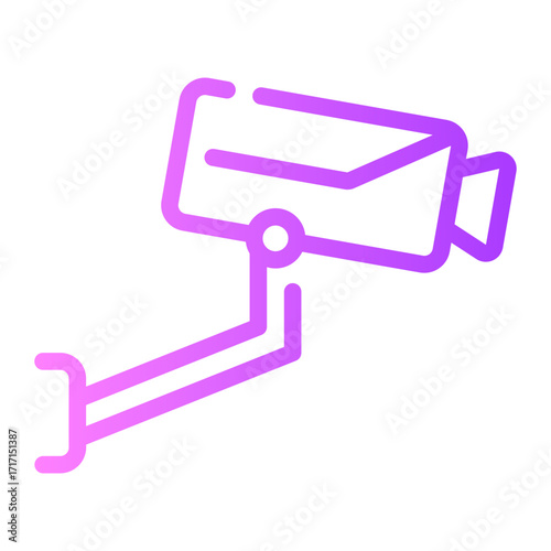 cctv gradient icon