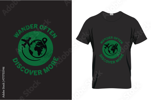 Mockup T-shirt wander often  discover more
