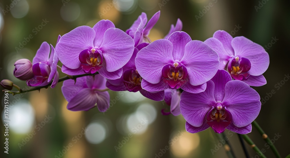 Fototapeta premium Purple orchid blooms