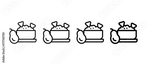 Guacamole Multiple Line Icon Element