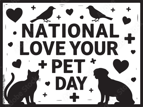 National love your pet day celebration