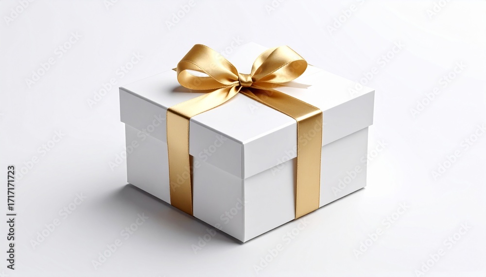 Obraz premium Gift Box Isolated On White. Packaging.