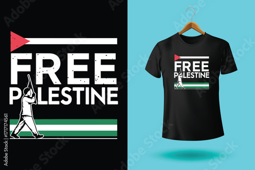 Palestine watermelon, map and olives with Arabic and English calligraphy vector, T-shirt design