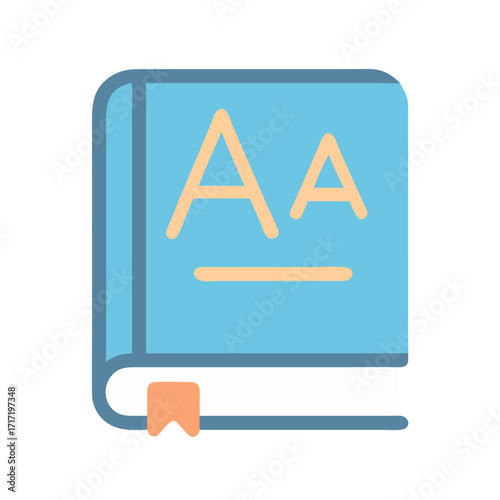  Dictionary Icon for Educational Use