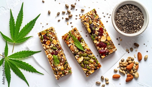 Vegan Hemp Seed Energy Bars