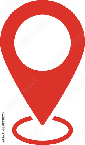 location map pointer icon, place pin marker sign - red gps map pointers in flat style, destination symbols. location pin line icon, Navigation sign. Map pin place marker. location pointer icon symbol 