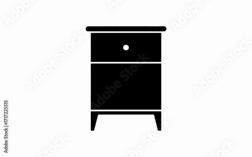 black trash bin