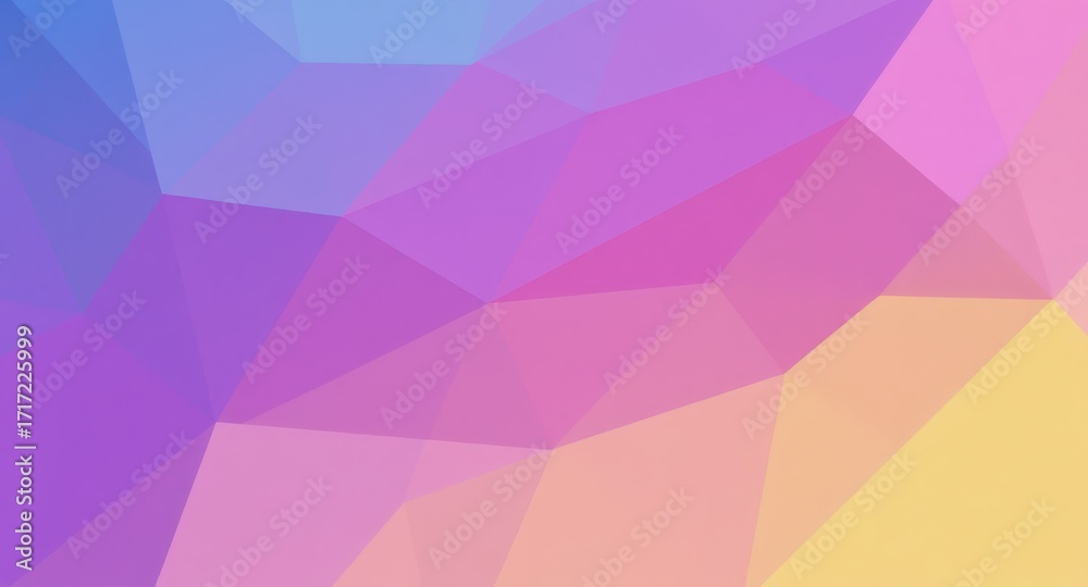 Obraz premium A vibrant, geometric pattern of soft, pastel shades creates a soothing and calming visual effect.