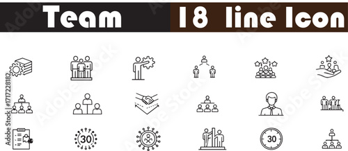 Modern teamwork icon representing collaboration and unity isolated on white background