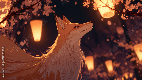 Colección de ilustraciones de animales mitológicos estilo anime hd.