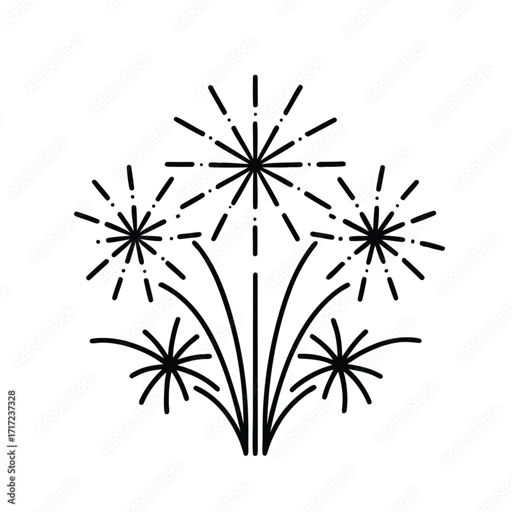 Obraz premium vector illustration of an abstract flower