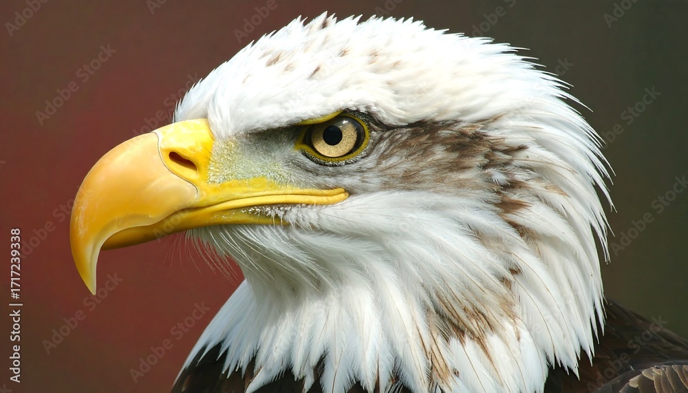 Obraz premium Close-up of an eagle's head. Sharp focus (2)