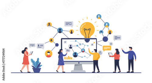 Future-Forward Business Solutions: Elegant Minimalist Vector for Corporate Strategy