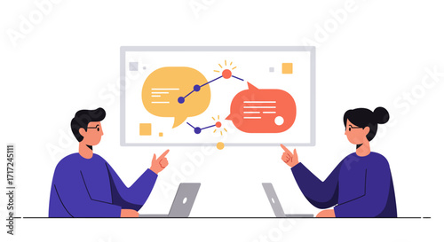 Premium Minimalist Vector for Strategic Corporate Growth & Innovation