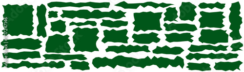 Geometric abstract frames with flowing borders, Multiple shapes with uneven edges, green organic forms, modern blob graphics, vector illustration, Creative fluid design, Artistic, unique, modern