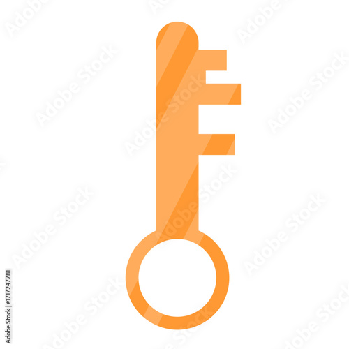 Simple Flat Style Police Equipment and Accessory Icon Element Set