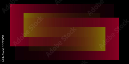 Abstract geometric background glass windows featuring a creative assembly of red and yellow rectangles, simple  modern good nice
