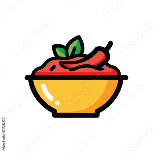 Spicy Chili Sauce Bowl
