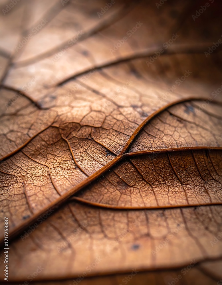Fototapeta premium Close-up of dried leaves