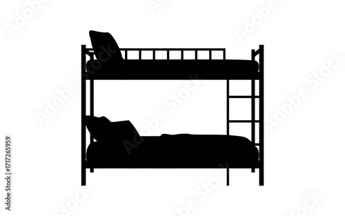 vector illustration of a bedroom