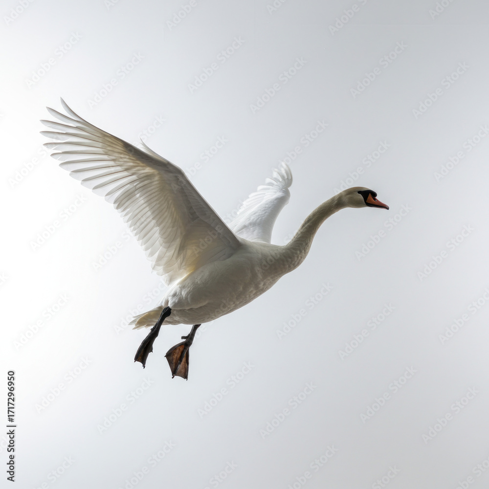 Obraz premium goose isolated on white background