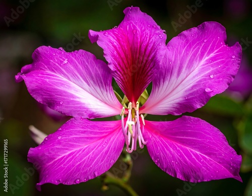 Wallpaper Mural Close-up of vibrant pink flower Torontodigital.ca