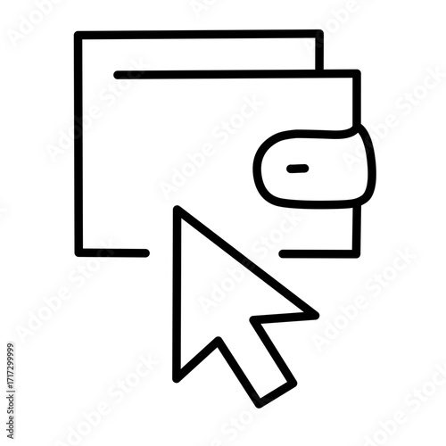 wallet vector icon
