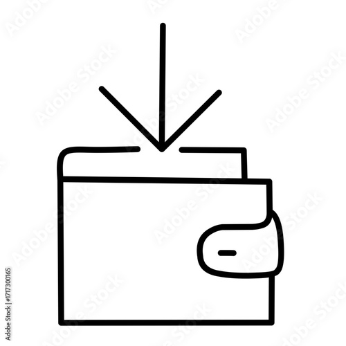 wallet vector icon