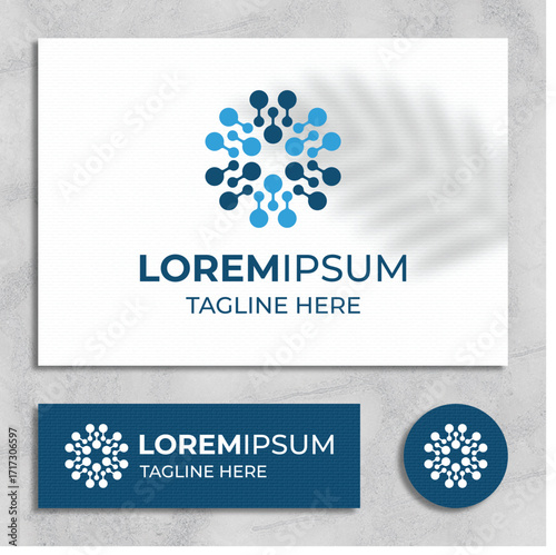 Simple Technology Logo Design Template