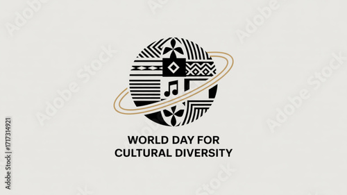 Celebrate world day for cultural diversity with global unity and understanding of different cultures around the world