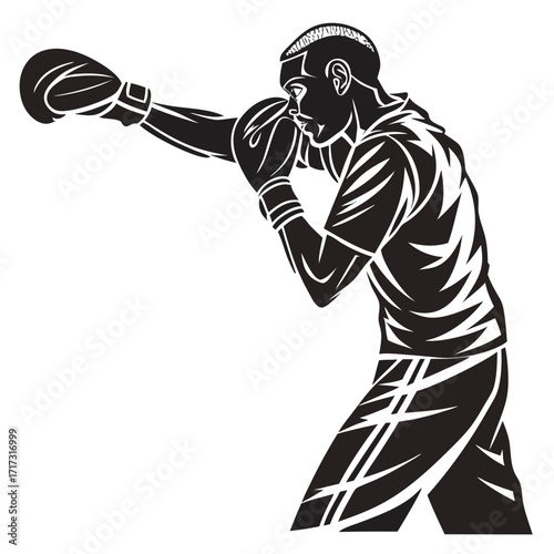 silhouette of a man