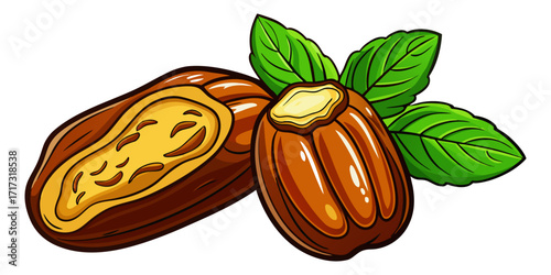 Generate a high-quality, detailed image of an assortment of dried fruits and nuts spread across a wooden surface. Include dates, almonds, walnuts, dried apricots, and prunes, with a natural, rustic fe